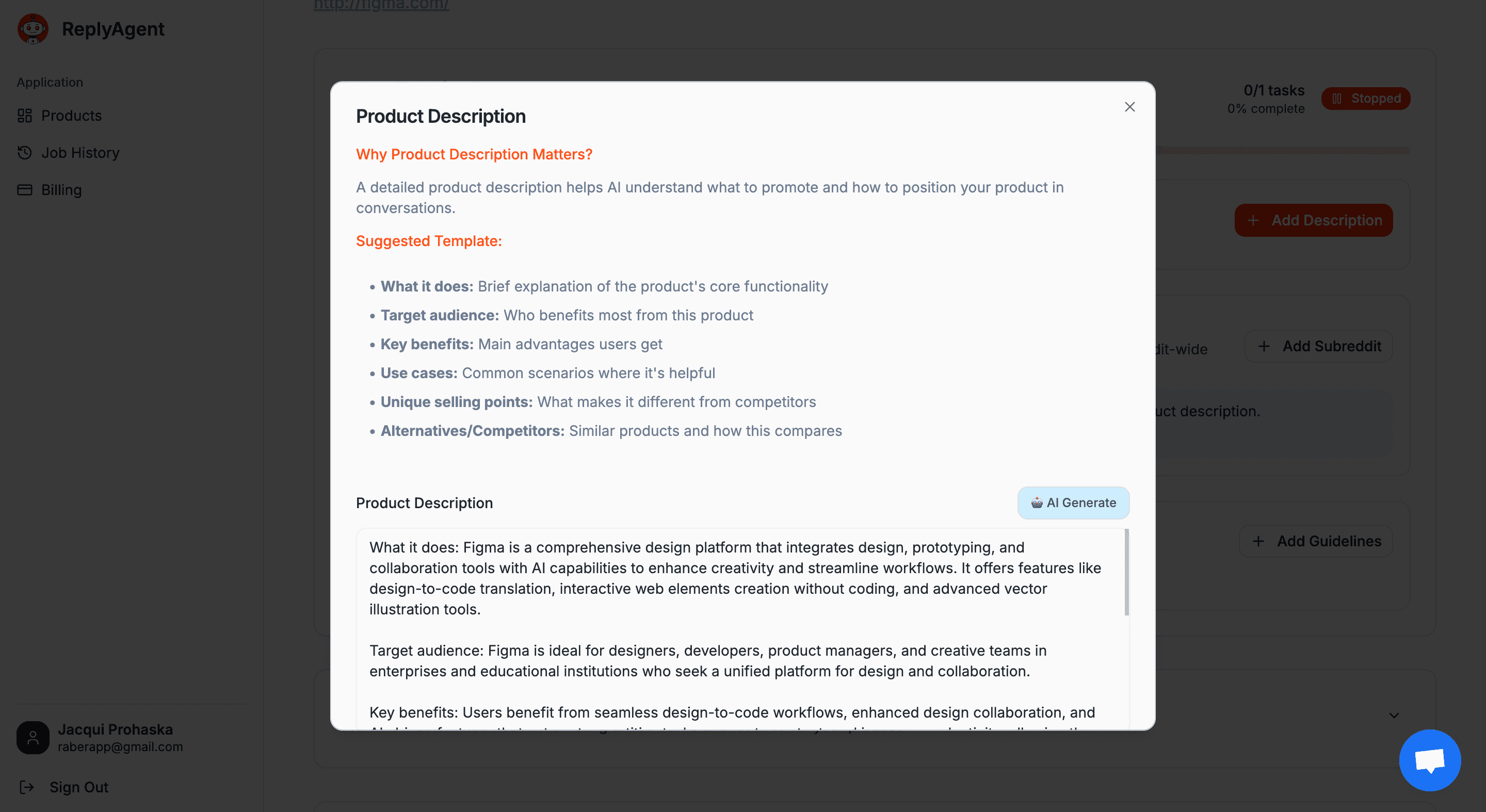 Configure Reddit monitoring keywords and subreddits